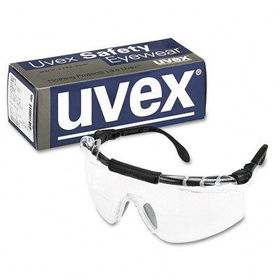 Uvex S0473 - FitLogic Reading Magnifiers, +2.5 Diopter Strength, Black/Silver Frameuvex 