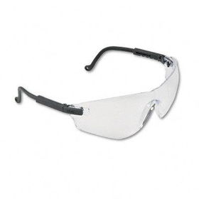 Uvex S4500 - Falcon Wraparound Frameless Safety Glasses, Black Plastic Frame, Clear Lensuvex 
