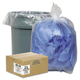 Classic Clear BC24 - Clear Low-Density Can Liners, 7-10 gal, .6 mil, 24 x 23, Clear, 500/Cartonclassic 