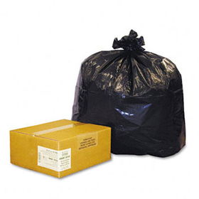 Earthsense Commercial RNW4050 - Recycled Can Liners, 33 gal, 1.25 mil, 33 x 39, Black, 100/Carton