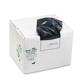 Earthsense Commercial RNW4860 - Recycled Can Liners, 45 gal, 1.8 mil, 40 x 46, Black, 100/Cartonearthsense 