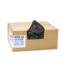 Classic WRM48 - 2-Ply Low-Density Can Liners, 56 gal, .8 mil, 43 x 48, Brown, 100/Cartonclassic 