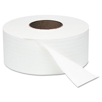 Windsoft 202 - White Jumbo Roll Bath Tissue, 9 dia, 1000 ft, 12 Rolls/Carton