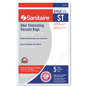 Electrolux Sanitaire 63213A10 - Eureka Disposable Bags for SC600 & SC800 Series Vacuums, 5/Pack