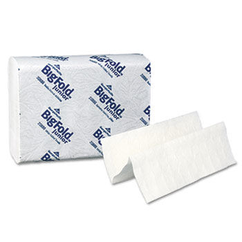 Georgia Pacific 20886 - Big C-Fold Junior Paper Towels, 9-1/4 x 11, White, 220/Pack, 10/Cartongeorgia 