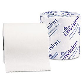 Georgia Pacific 1458001 - Envision One-Ply Bathroom Tissue, 1210 Sheets/Roll, 80 Rolls/Ctn.