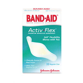 BAND-AID 4414 - Activ-Flex Premium Adhesive Bandages, 7/8 x 2-9/16, 10/Box