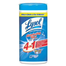 LYSOL Brand 77925EA - Ocean Fresh Scent Sanitizing Wipes, 80/Canisterlysol 