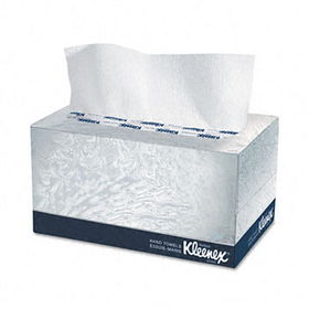 KIMBERLY-CLARK PROFESSIONAL* 01701 - KLEENEX Hand Towels, POP-UP Box, Cloth, 9 x 10 1/2, 120/Box, 18/Carton