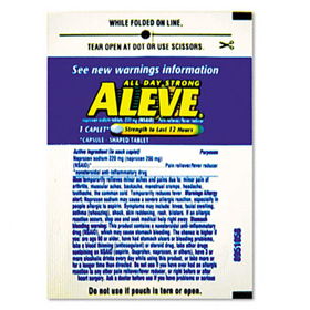 Aleve 51030 - Pain Reliever Tablets Refill Packs, 30 Packs/Box