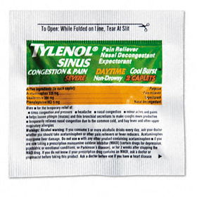 Tylenol 53024 - Single-Dose Sinus Caplets Refill Packs, 30 Two-Packs/Boxtylenol 
