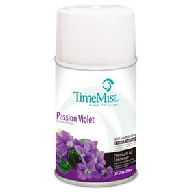 TimeMist 332962TMCACT - Metered Fragrance Dispenser Refills, Passion Violet 5.3 oz, 12 Cans/Cartontimemist 