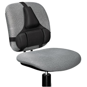 Fellowes 8037601 - Professional Series Back Support, Memory Foam Cushion, Black