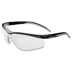 KIMBERLY-CLARK PROFESSIONAL* 08156 - KLEENGUARD V40 Contour Eye Protection, Black Frame/Clear Lens, Anti-Fogkimberly 