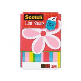 3M 890S40 - Scotch Lint Sheets, Portable Pocket Pack, 40 Sheets