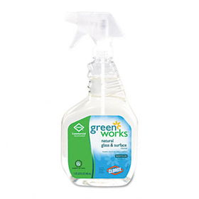 Clorox 00459 - Green Works Glass/Surface Cleaner, 32 oz. Spray Bottleclorox 