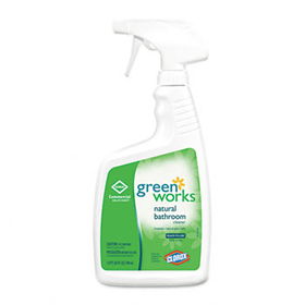 Clorox 00452 - Green Works Bathroom Cleaner, 24 oz. Spray Bottleclorox 