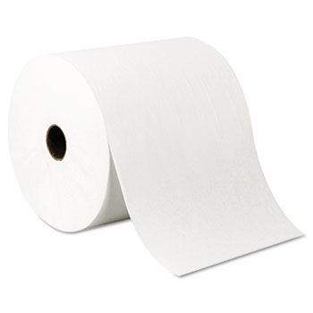 KIMBERLY-CLARK PROFESSIONAL* 01005 - SCOTT Nonperforated Hard Roll Towel, 8x1000 ft , Recycled, WH, 6 Rolls/Carton