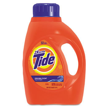 Tide 13878EA - Ultra Liquid Tide Laundry Detergent, 50 oz., Bottle, Single