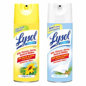 LYSOL Brand Disinfectant Spray - Crisp Linen Scent Case Pack 12