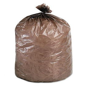 Stout G3036B80 - EcoBag, Heavy Strength, 30 gal, .8mil, 30 x 36, Brown, 60/Cartonstout 