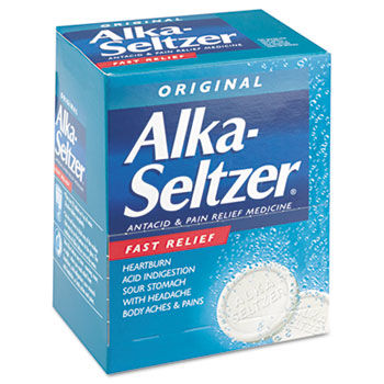 Alka-Seltzer BXAS50 - Antacid and Pain Relief Medicine, 50 Two-Packs/Boxalka 