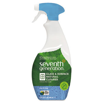 Seventh Generation 22713 - Free & Clear Natural Glass & Surface Cleaner, 32 oz. Trigger Bottle