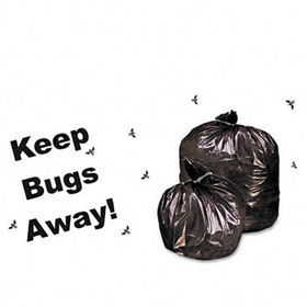 Stout P3752K20 - Insect-Repellent Trash, w/Pest-Guard, 55 gal, 2mil, 37 x 52, BLK, 65/Carton