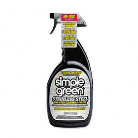 simple green 18300 - Stainless Steel One-Step Cleaner & Polish, 32 oz. Spray Bottlesimple 