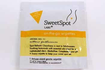 SweetSpot Labs on-the-go wipettes Citrus Galbanum Case Pack 500sweetspot 