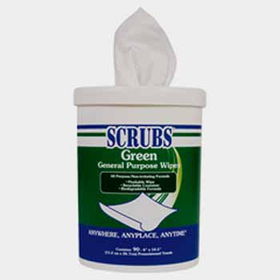 Scrubs Green Cleaning Wipes Case Pack 6scrubs 