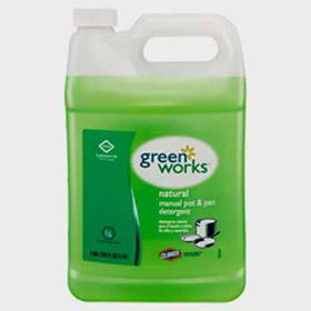 Green Works Natural Dishwashing Liquid, Gallon Case Pack 4