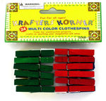 Colored Clothespins Case Pack 48
