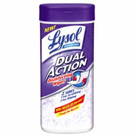 Lysol Dual Action Disinfecting Wipes, Citrus Scent Case Pack 12lysol 