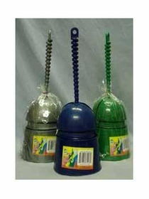 Toilet Brush with Dome Cover-Assorted Colors Case Pack 36toilet 