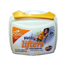 Blink Mess Lifters Stain Remover Auto Interior Wip Case Pack 12