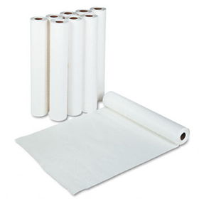 Graham 073 - Poly-Perf Exam Table Paper Rolls, 21 x 125', White, 9 Rolls/Carton