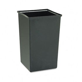 Safco 9669 - Rigid Liner for SAF9728/SAF9729 Waste Receptacles, Plastic, 36 gal, Black