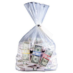 Currency Deposit Bags, 12 x 20, Clear, 100/Boxmmf 