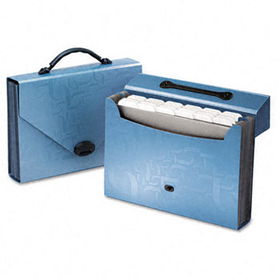 Essentials 26-Pocket Carry Case, Letter, 14-1/8 x 21 x 11-3/4, Bluependaflex 