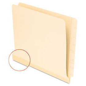 Laminate Spine Shelf File Folder, Straight Tab, 11 pt Manila, Letter, 100/Boxpendaflex 