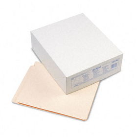 Laminated Spine End Tab Folder with 2 Fasteners, 14 pt Manila, Letter, 50/Boxpendaflex 