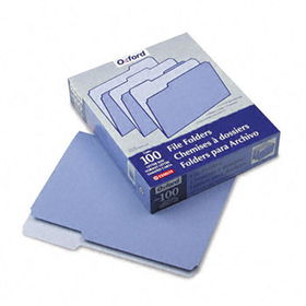 Two-Tone File Folder, 1/3 Cut Top Tab, Letter, Lavender/Light Lavender, 100/Box