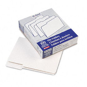 Two-Tone File Folders, 1/3 Cut Top Tab, Letter, White, 100/Boxpendaflex 