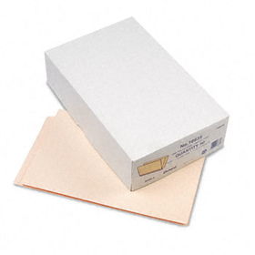 1 1/2 Inch Expansion Folders, Straight Tab, Legal, Manila, 50/Box