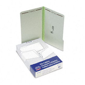 Pendaflex 17183 - Pressboard Folders with Two 1 Capacity Fasteners, Legal, Green 25/Box