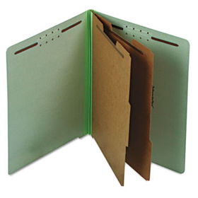 Pressboard End Tab Classification Folders, Letter, 2 Dividers/6 Section, 10/Boxpendaflex 