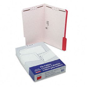 Pendaflex 31319 - Folders with Embossed Fasteners, 1/3 Cut Top Tab, Legal, Red, 50/Box