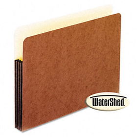 Watershed 3 1/2 Inch Expansion File Pockets, Straight Cut, Letter, Redropependaflex 