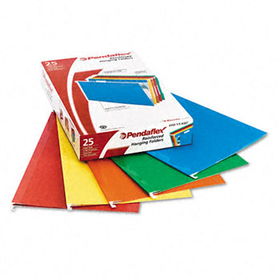 Reinforced Hanging Folder, Legal, Yellow, Red, Orange, Blue, Green, 25/Boxpendaflex 